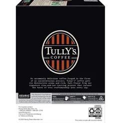 Keurig K-Cups<Tully's Coffee Italian Coffee Keurig® K-Cup® Pods, 96/Carton (GMT193019CT)