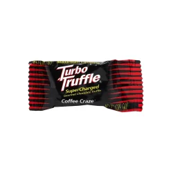 Chocolate<Turbo Truffle s Energy Chocolate Truffles Coffee Craze, 50/Pack (220-00986)