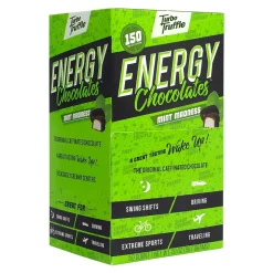 Chocolate<Turbo Truffle s Energy Chocolate Truffles Mint Madness, 50/Pack (220-00987)