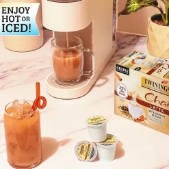 Keurig K-Cups<Twinings Chai Latte Black Tea, Keurig® K-Cup® Pods, 22/Box (TNA78919)