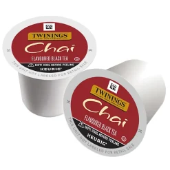 Keurig K-Cups<Twinings Chai Tea, Keurig® K-Cup® Pods, 24/Box (TNA09954)