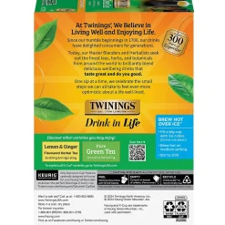 Keurig K-Cups<Twinings Decaf Green Tea, Keurig® K-Cup® Pods, 24/Box (TNA90557)