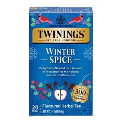 Tea<Twinings Decaf Winter Spice Herbal Tea Bags, 20/Box (F07058)