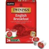 Keurig K-Cups<Twinings English Breakfast Black Tea, Keurig® K-Cup® Pods, 24/Box (TNA85780)