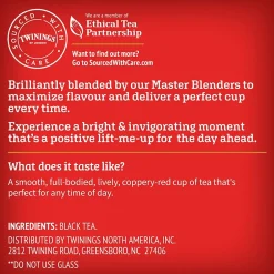 Keurig K-Cups<Twinings English Breakfast Black Tea, Keurig® K-Cup® Pods, 24/Box (TNA85780)