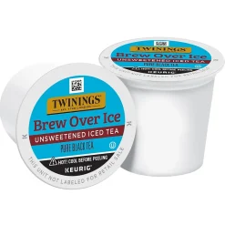 Keurig K-Cups<Twinings Iced Unsweetened Black Tea, Keurig® K-Cup® Pods, 24/Box (F16926)