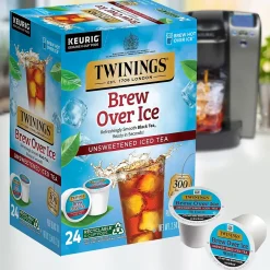 Keurig K-Cups<Twinings Iced Unsweetened Black Tea, Keurig® K-Cup® Pods, 24/Box (F16926)