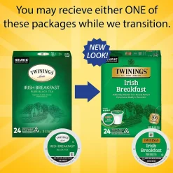 Keurig K-Cups<Twinings Irish Breakfast Black Tea, Keurig® K-Cup® Pods, 24/Box (TNA87303)