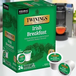 Keurig K-Cups<Twinings Irish Breakfast Black Tea, Keurig® K-Cup® Pods, 24/Box (TNA87303)