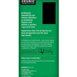 Keurig K-Cups<Twinings Irish Breakfast Black Tea, Keurig® K-Cup® Pods, 24/Box (TNA87303)