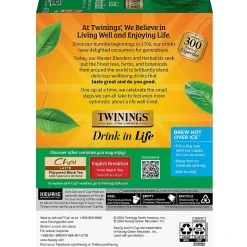 Keurig K-Cups<Twinings Irish Breakfast Black Tea, Keurig® K-Cup® Pods, 24/Box (TNA87303)