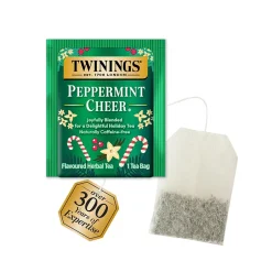 Tea<Twinings of London Decaf Peppermint Herbal Tea Bags, 20/Box (F14721)