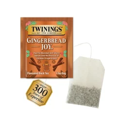 Tea<Twinings Winter Teas Gingerbread Joy Black Tea Bags, 20/Box (F15739)