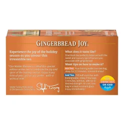 Tea<Twinings Winter Teas Gingerbread Joy Black Tea Bags, 20/Box (F15739)