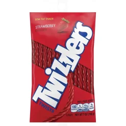 Gummy & Chewy Candy<Twizzlers Strawberry Twists Licorice, 7 oz., 12/Carton (HEC54402)