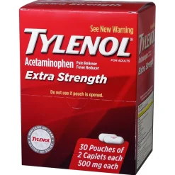 Tylenol Extra Strength Caplets, 30/Box (64478/7003-30)