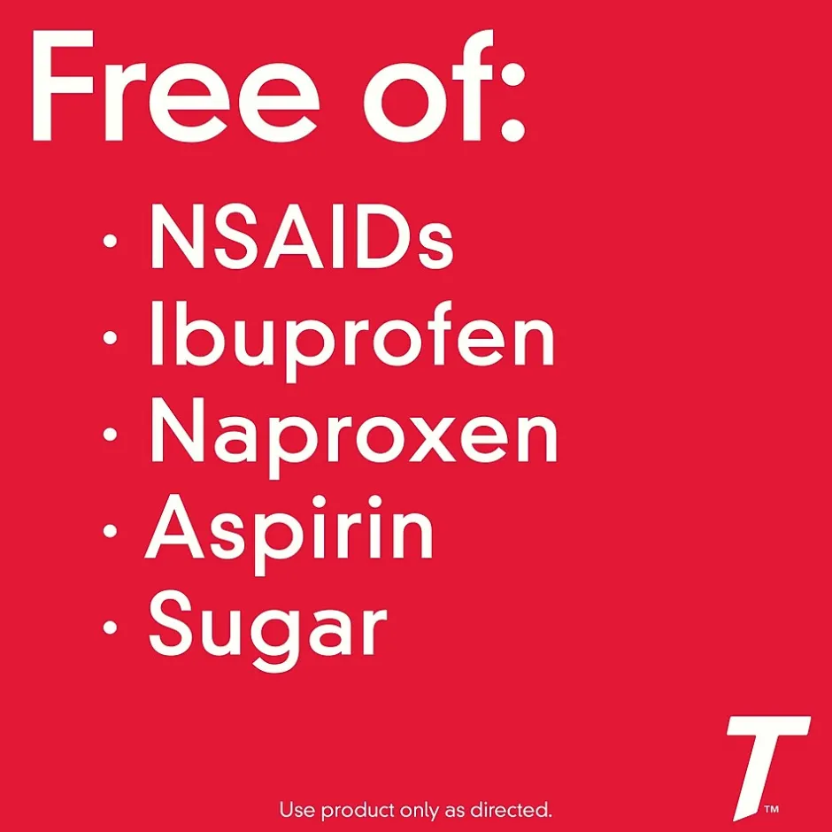 Tylenol Extra Strength Caplets, Fever Reducer and Pain Reliever, 500 mg, 50 Count, 2/Pack (487348)