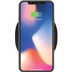 Tzumi Wireless Power Desk Pad, 10 Watt, Black