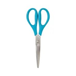 U Brands U-Eco 9.45" Stainless Steel Scissors, Blunt Tip, Assorted Colors, 3/Pack (6607U01-24)