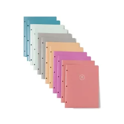 U Brands U-Eco 3-Hole Punched 2-Pocket Folders, Assorted Colors, 12/Pack (6600U01-12) Discount