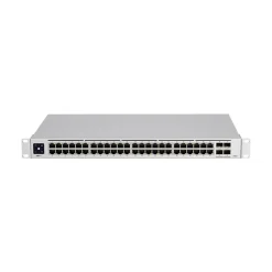 Ubiquiti UniFi Pro 48-Port Gigabit Ethernet Managed Switch, 10/100/1000 Mbps, Silver (USW-PRO-48)* Ethernet Switches & Splitters