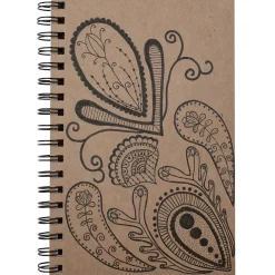 uCreate Create Your Own Cover Sketch Diary, 9" x 6", Natural, 50 Sheets, Pack of 6 (PAC4776-6) Sale