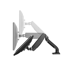 Uncaged Ergonomics Adjustable Single Computer Monitor LCD Arm/Mount, Black (MM-b)* Monitor Mounts & Stands