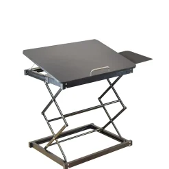 Uncaged Ergonomics CD4 16.25" x 12.25" Metal Laptop Stand, Black (CD4-b)