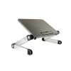 Uncaged Ergonomics WorkEZ Ergonomic Laptop Cooling Stand, Light Silver (WELS)