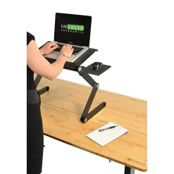 Uncaged Ergonomics WorkEZ Cool Laptop Riser, Black (WECB)