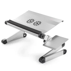 Uncaged Ergonomics WorkEZ Cool Laptop Riser, 18 x 11”, Silver (WECs)