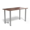 Outlet ™ Essentials 48"W Computer and Writing Desk, Espresso (UN56970) Office Desks