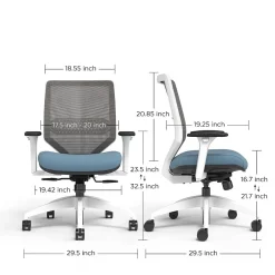 Hot ™ Lewis Ergonomic Mesh Swivel Computer and Desk Chair, (UN55656-CC) Office Chairs
