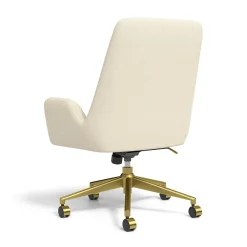 Hot ™ MidMod Ergonomic Fabric Manager Chair, Cream (UN56982) Office Chairs