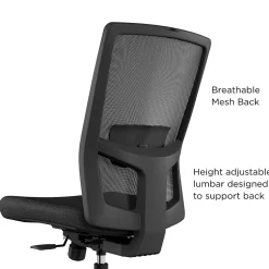 Best ™ Workplace2.0™ 500 Series Armless Fabric Task Chair, Black, (52257) Office Chairs