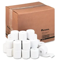New Bond Adding Machines & Calculator Paper Rolls, 2 1/4" x 150', 100 Rolls/Pack (UNV35710) Pos Paper