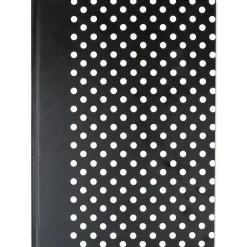 Universal Casebound Hardcover Notebook, Black with White Dots, 1-Subjects, 10 1/4 x 7 5/8, Each (66350) Hot