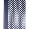 Universal Casebound Hardcover Notebook, Dark Blue with Hexagon Pattern, 1-Subjects, 10 1/4 x 7 5/8, Each (66351) Discount
