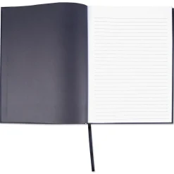 Universal Casebound Hardcover Notebook, Black Linen, 1-Subjects, 10 1/4 x 7 5/8, Each (66353) Clearance