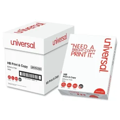 Multipurpose Paper, 96 Bright, 20 lb., 8.5 x 11, Bright White, 500 Sheets/Ream, 5 Reams/Carton Large Quantity Paper