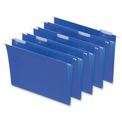Universal Recycled Hanging File Folder, Letter Size, Blue, 25/Box (UNV14116) Discount