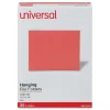 Universal Recycled Hanging File Folder, Letter Size, Red, 25/Box (UNV14118) Sale