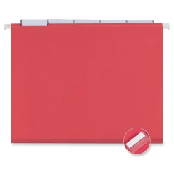 Universal Recycled Hanging File Folder, Letter Size, Red, 25/Box (UNV14118) Sale