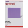 Universal Recycled Hanging File Folder, Letter Size, Violet, 25/Box (UNV14120) Online