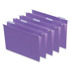 Universal Recycled Hanging File Folder, Letter Size, Violet, 25/Box (UNV14120) Online