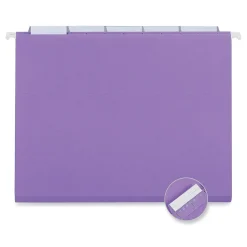 Universal Recycled Hanging File Folder, Letter Size, Violet, 25/Box (UNV14120) Online