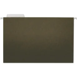 Universal Recycled Hanging File Folder, Legal Size, Standard Green, 25/Box (UNV14213) New