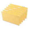 Universal Recycled Hanging File Folder, Legal Size, Yellow, 25/Box (UNV14219) Clearance