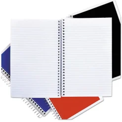 Universal Wirebound Notebook, 3 Subjects, Medium/College Rule, Assorted Colors, 9.5 x 6, 120 Sheets, 4/Pack (UNV66414) Discount