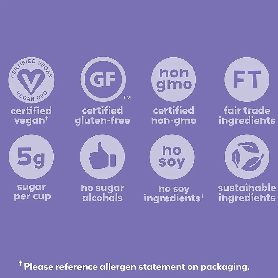 Chocolate<UNREAL Dark Chocolate Almond Butter Cups, 0.53 Oz., 40/Pack (220-02089)